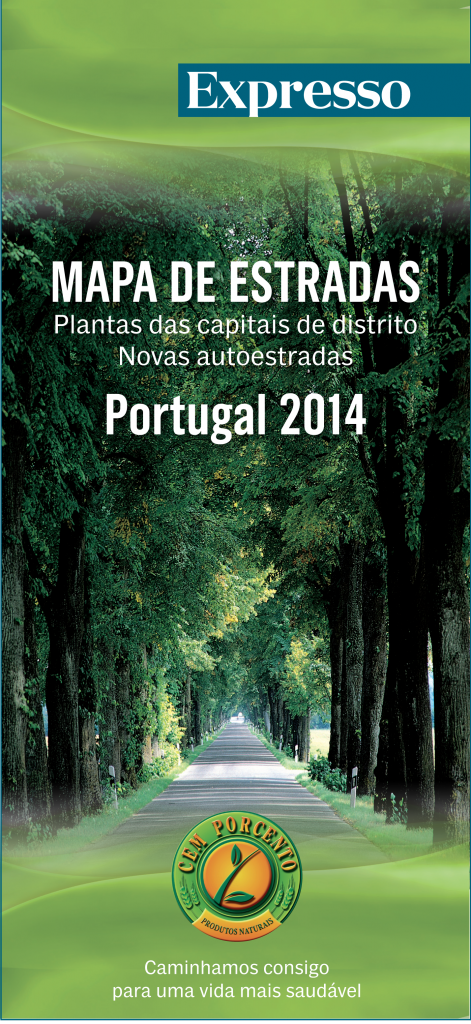 mapa de estradas de portugal 2014 Expresso oferece mapa de estradas para 2014   Meios & Publicidade 